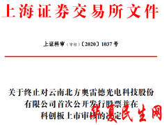 
        奥雷德终止科创板IPO申请 原拟募资5亿元扩产
